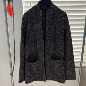 Topshop Black and White Textured Cardigan